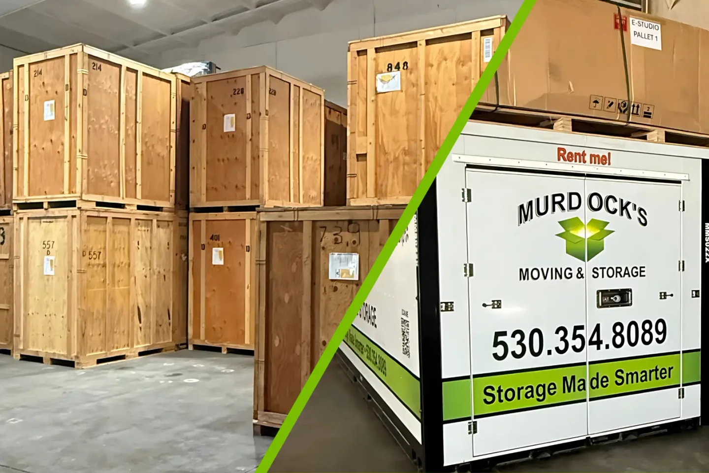 Portable Storage (MODS) in Chico — Murdock’s Moving & Storage