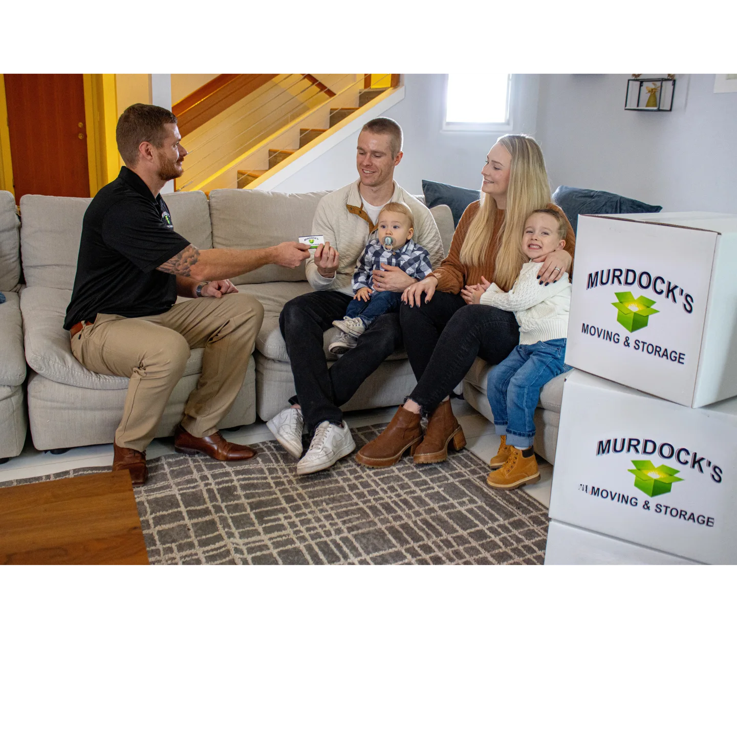 Murdock’s estimator answering a family’s moving questions