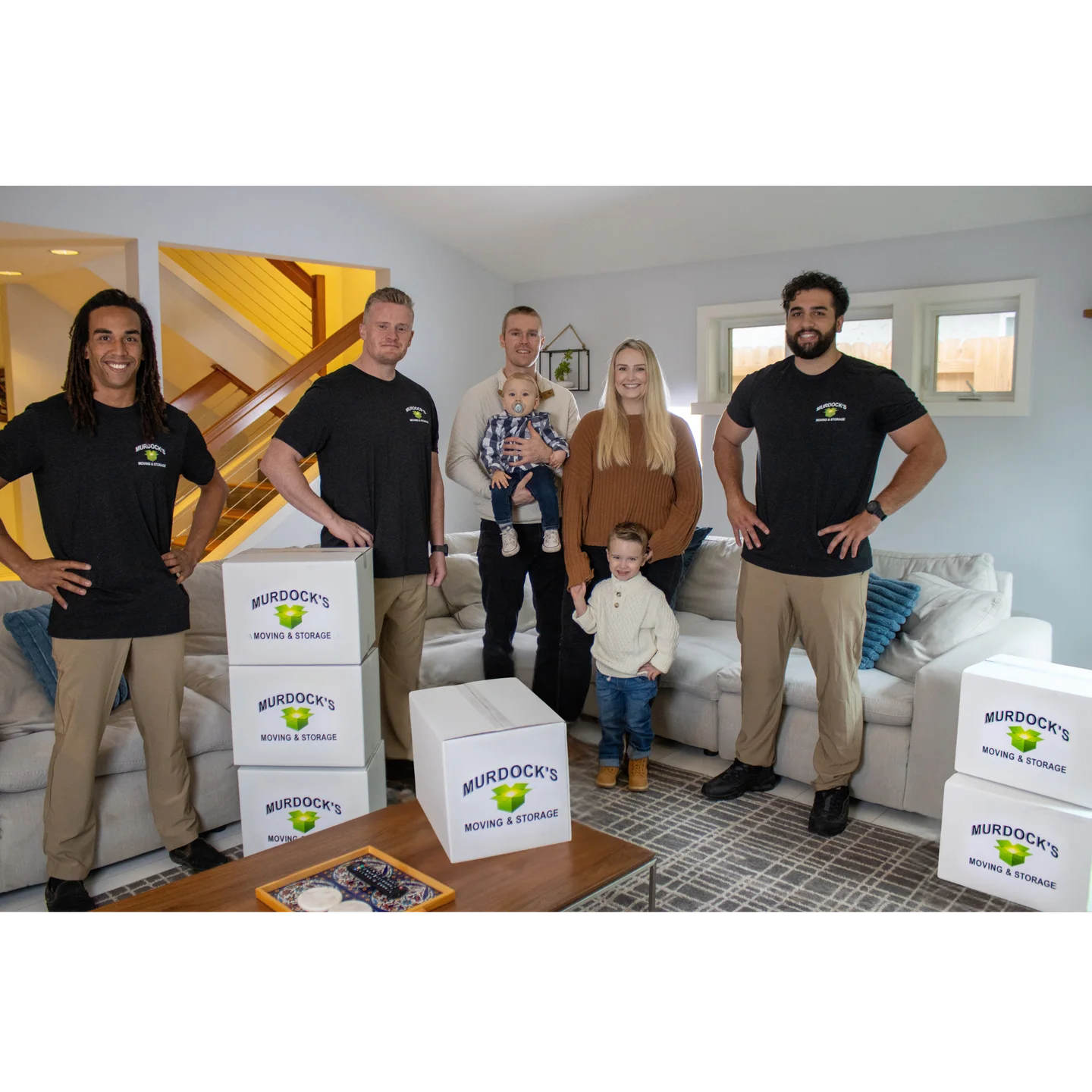 Murdock’s moving crew preparing a Sacramento to Charlotte move